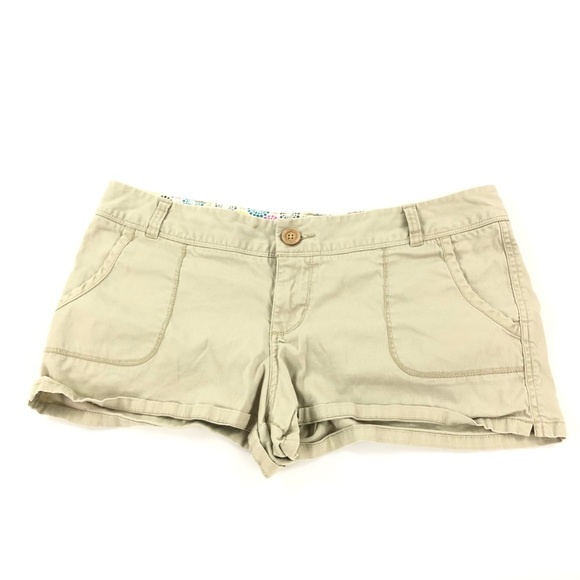 Hang Ten Pants - Hang Ten Juniors Tan Shorts 11